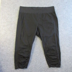 Wearables Womens Jetter Crop Art Pants Pull On Casual Black Lagenlook 3X 274